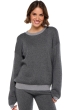 Cashmere & Cotton ladies cashmere cotton stormie black grey marl l